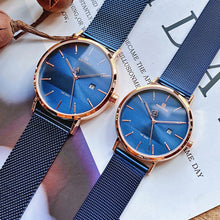 Load image into Gallery viewer, NAVIFORCE Quartz Watches Clock Male Couple Waterproof Top Brand Women Luxury Men Steel Casual Date Wrist Watch Relogio Masculino