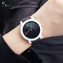 Load image into Gallery viewer, Enmex creative design lady wristwatch branch concept brief stainless steel simple face nature fashion quartz lady watches