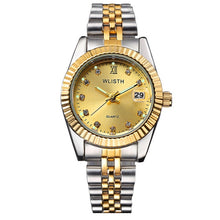 Load image into Gallery viewer, Men's classic versatile men's watch non mechanical watch calendar steel band men's watch women's watch couple Watch