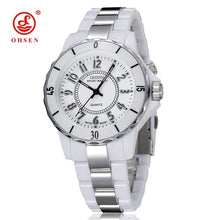 Load image into Gallery viewer, Famous brand OHSEN quartz women lady watch wristwatches waterproof dive fashion LED White Luxury Dress watch Gifts Relojes Mujer