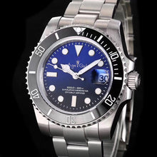 Load image into Gallery viewer, Luxury Brand New Men Automatic Mechanical Watches Silver Gold Black Green Blue Stainless Steel Ceramic Bezel Sapphire Watch AAA+