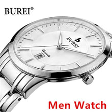 Load image into Gallery viewer, Luxury Brand BUREI Watch Men Women Couple Lover&#39;s Waterproof Hours Casual Quartz Wrist Watch Clock Relogio Masculino Feminino
