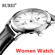 Load image into Gallery viewer, Luxury Brand BUREI Watch Men Women Couple Lover&#39;s Waterproof Hours Casual Quartz Wrist Watch Clock Relogio Masculino Feminino
