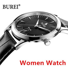 Load image into Gallery viewer, Luxury Brand BUREI Watch Men Women Couple Lover&#39;s Waterproof Hours Casual Quartz Wrist Watch Clock Relogio Masculino Feminino
