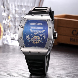 Hot sales Big Black DZ digite S watch Rlo dz Auto Date Week Display Luminous Diver Watches Stainless Steel Wrist man  Male Clock