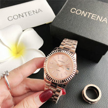 Load image into Gallery viewer, CONTENA Calendar Simple Casual Small Strap Women&#39;s Watch Wholesale
