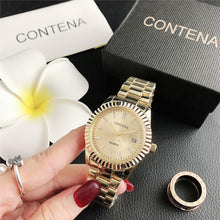 Load image into Gallery viewer, CONTENA Calendar Simple Casual Small Strap Women&#39;s Watch Wholesale
