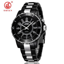 Load image into Gallery viewer, Famous brand OHSEN quartz women lady watch wristwatches waterproof dive fashion LED White Luxury Dress watch Gifts Relojes Mujer
